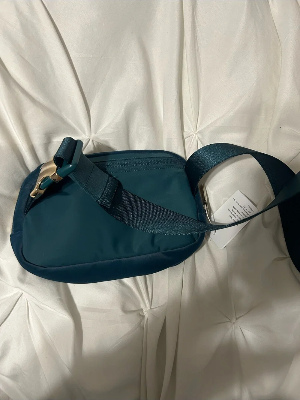 NWT lululemon Everywhere Belt Bag Velour Green Jasper/ Gold